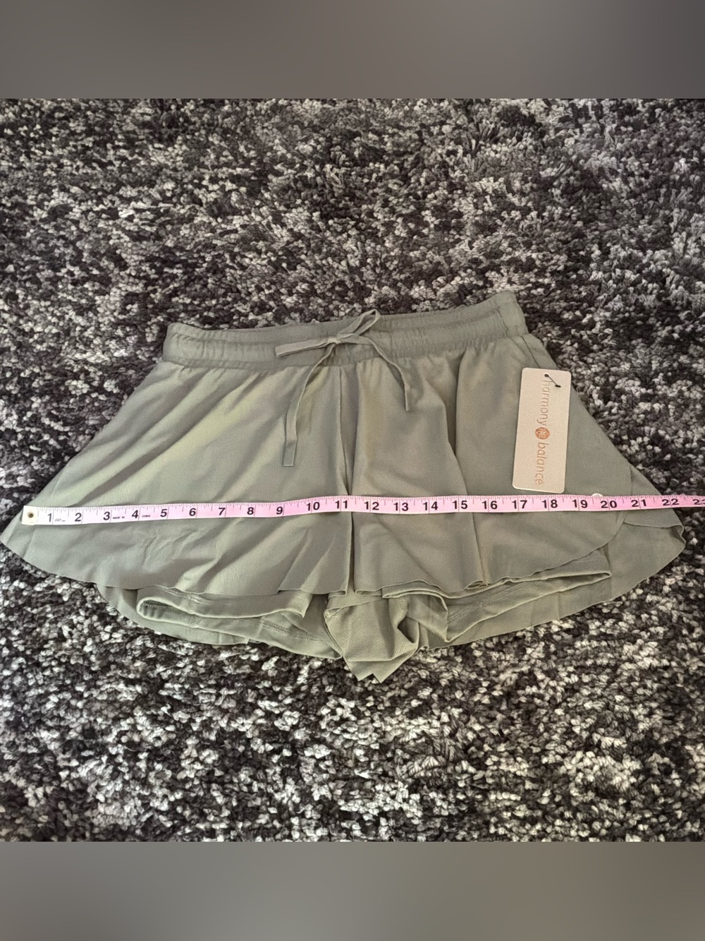 🌙✨🆕🏷️ Harmony Balance Athletic Running Shorts Size S NWT Built-In Liner - Picture 6 of 6